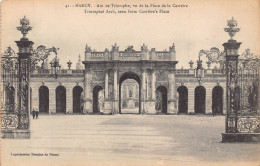 Delcampe - C181 France  Nancy Arc De Triomphe Vintage Postcard - Triumphbogen