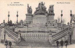 Delcampe - A826 France Rouen Fontaine Sainte Marie Fountain Vintage Postcard - Rouen