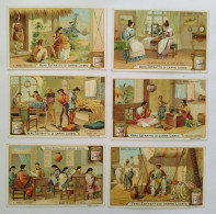 Delcampe - Be792 Figurine Liebig Serie Di 6 Figurine  Il Regno Dell'ago Cucito China - Liebig