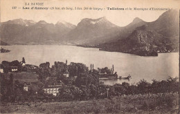 Delcampe - C024 France Lac D'Annecy Talloires Et La Montagne D'Entrevernes Vintage Postcard - Talloires