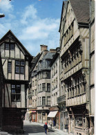 Delcampe - 76 ROUEN VIEILLES MAISONS RUE SAINT ROMAIN - Rouen