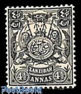 Delcampe - Zanzibar 1904 4.5A, Stamp Out Of Set, Unused (hinged) - Zanzibar (1963-1968)