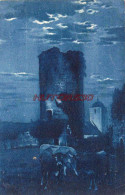 Delcampe - CPA  - SALIES DE BEARN - ENVIRONS - CLAIR DE LUNE AU CHATEAU DE BELLOCQ - Salies De Bearn