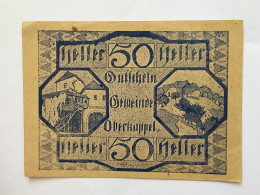 Delcampe - Austria Oberkappel 50 Heller 1920 Notgeld UNC - Autriche