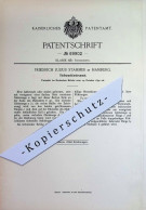Delcampe - Original Patent - Friedrich Julius Stahmer , Hamburg | 1892 | Tiefenmessinstrument | Tiefen Messen | Messstange - Historical Documents