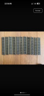 Delcampe - Märklin H0 11 Rails Droits 5106 Voie M 180 Mm Lot Métal - Track