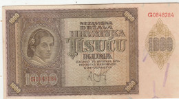 Delcampe - CROATIA  -  NDH  --  NEZAVISNA DRZAVA HRVATSKA  ---  LOT  5 X 1000 KUNA  --  26. SVIBNJA 1941 - Croatie