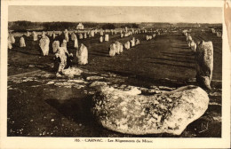 Delcampe - CPA Dolmen Menhir Carnac Les Alignements Du Menec - Dolmen & Menhirs