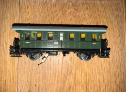 Delcampe - Märklin H0 4002 Voiture Donnerbüchse DB Tôle éclairage Vintage - Passenger Trains