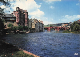 Delcampe - 12 ESPALION LE PONT VIEUX ET LE CHATEAU - Espalion