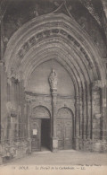 Delcampe - France Dôle Cathédrale Portail Architecture Statue Vierge Unposted #SCR879 - Dole