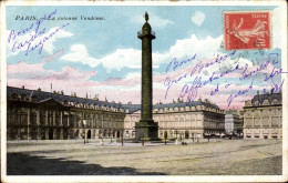 Delcampe - Paris CPA Colonne Vendome - Paris (02)