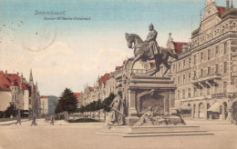 Delcampe - A168 Poland Danzig Gdansk Dominikswall Street Kaiser Wilhelm Monument Postcard - Polen