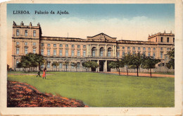 Delcampe - A852 Portugal 1918 Lisboa Lisbon Palacio Da Ajuda Palace Vintage Postcard - Lisboa