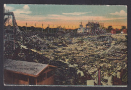 Delcampe - Vintage Postcard France Lyon Expo Disaster Belgian Sector Destroyed 1914 - Lyon 6