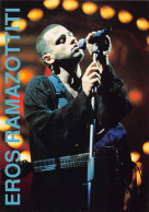 Delcampe - L288 Music Singer Rock Eros Ramazottiti Postcard - Sonstige & Ohne Zuordnung