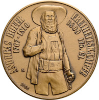Delcampe - Österreich, Tirol, Medaille "Andreas Hofer", 1984 - Non Classés
