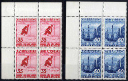 Delcampe - **/Viererbl. 1936, FIS II, Komplette Serie 4 Werte Als Linke Obere Eckrandviererblöcke Gezähnt Postfrisch, ANK 623-626 - Sonstige & Ohne Zuordnung