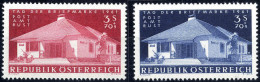 Delcampe - O. Gummi 1961, 3 S. "Tag Der Briefmarke 1961", 2 Marken Je In Anderer Farbe, Ohne Gummi, ANK Nr. 1142 P - Sonstige & Ohne Zuordnung