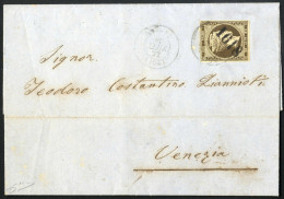 Delcampe - Beleg 1876, Brief Vom 11.9.1877 (Julianischer Kalender) Von Lefkas (Santa Maura) über Kerkyra Nach Venezia, Frankiert Mi - Sonstige & Ohne Zuordnung