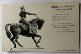 Delcampe - CPA Jeanne D'Arc La Grande Française - Poème Emile Eude - Historische Persönlichkeiten