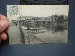 Delcampe - Cpa CREIL Le Pont Métallique - Creil