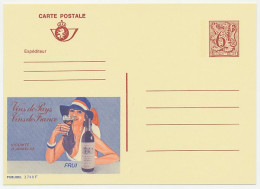 Delcampe - Publibel - Postal Stationery Belgium 1978 Wine - Vins & Alcools