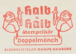 Delcampe - Meter Cut Germany 1958 Liqueur - Monk - Mampe - Vins & Alcools