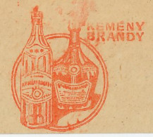 Delcampe - Meter Cut Czechoslovakia 1953 Brandy - Kemeny - Vins & Alcools
