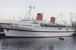 Delcampe - EUROPA Cruise Ship Postcard Size Real Photo #SDF548 - Dampfer
