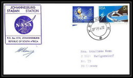 Delcampe - 6599/ Espace (space) Lettre (cover) Signé (signed Autograph) 27/4/1972 Apollo 16 Splashdown Afrique Du Sud (RSA) - Afrique