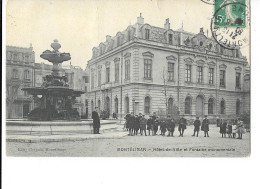 Delcampe - Montélimar - Hôtel-de-Ville Et Fontaine Monumentale - édit. Chapuis  + Verso - Montelimar