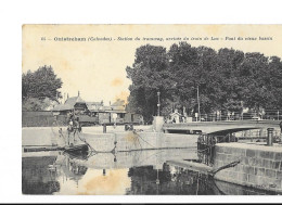 Delcampe - Ouistreham - Station Du Tramway - Arrivée Du Train De Luc - Pont Du Vieux Bassin - édit. B.F. Berthaud 64 + Verso - Ouistreham