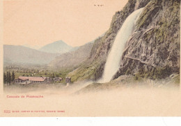 Delcampe - VERNAYAZ  -  VALAIS  -  VS  -  SUISSE  -  CPA  COULEURS   -  EN  EXCELLENT  ETAT  -  LA  CASCADE  DE  PISSEVACHE. - Vernayaz