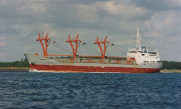 Delcampe - ADRIANA Cargo Ship Postcard Size Real Photo #SDM304 - Handel