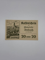 Delcampe - 20 Heller 1920 Austria Municipality Of Imbach Kremstal UNCIRCULATED - Austria