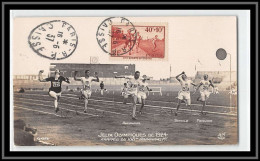 Delcampe - 49272 N°346 Course A4 16/6/1937 France Arrivée Du 100m Jeux Olympiques Olympic Games De Paris 1924 Carte Maximum - 1930-1939