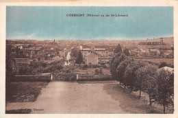 Delcampe - 58 CORBIGNY VU DE SAINT LEONARD - Corbigny