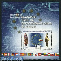 Delcampe - Bulgaria 2007 EU Membership S/s, Mint NH, History - Various - Europa Hang-on Issues - Costumes - Maps - Ungebraucht