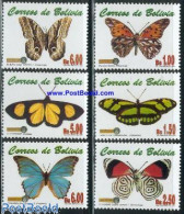 Delcampe - Bolivia 2001 Butterflies 6v, Mint NH, Nature - Butterflies - Bolivia
