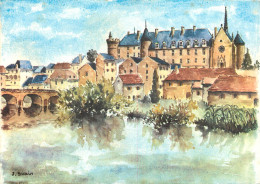 Delcampe - 03 LAPALISSE LE CHÂTEAU ILLUSTRATION - Lapalisse