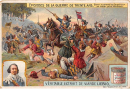Delcampe - Chromos.AM13075.Liebig.Episodes De La Guerre De Trente Ans.Baner Surprend Les Impériaux Au Camp... - Liebig