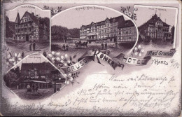 Delcampe - Gest. W-3362 Bad Grund Römers Hotel 1896 - Osterode