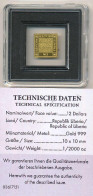 Delcampe - Bayern Einser In Echtgoldausfürung Gold 999 1/2000 Oz = 0,1555 Gramm In Schatulle - Autres & Non Classés
