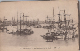 Delcampe - Ship Bordeaux Vue D Ensemble De La Rade 1918 Sailing Vessel #SEG671 - Segelboote
