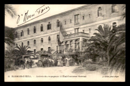 Delcampe - ALGERIE - HAMMAM-R'HIRA - ARRIVEE DES VOYAGEURS A L'ETABLISSEMENT THERMAL - EDITEUR GEISER - Sonstige & Ohne Zuordnung