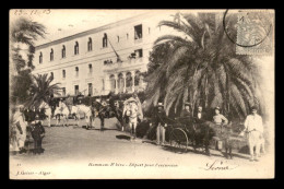 Delcampe - ALGERIE - HAMMAM-R'HIRA - DEPART POUR L'EXCURSION - EDITEUR GEISER - Sonstige & Ohne Zuordnung