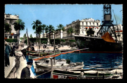 Delcampe - ALGERIE - BONE - UN COIN DU PORT ET COURS BERTAGNA - CARGO ALCEE - Annaba (Bône)