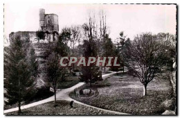 Delcampe - CPSM Gisors La Tour Saint Thomas Et Le Jardin Public - Gisors