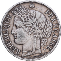 Delcampe - Monnaie, France, Cérès, 5 Francs, 1851, Paris, TB+, Argent, Gadoury:719 - 5 Francs